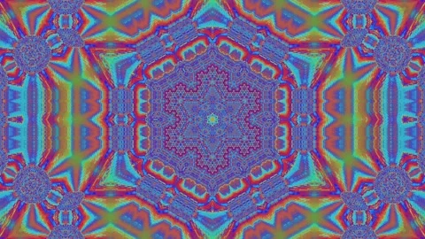Kaleidoscope Motion Graphic Stock Footage 147110697