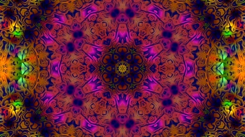 Kaleidoscope Motion Graphic Stock Footage 147843393
