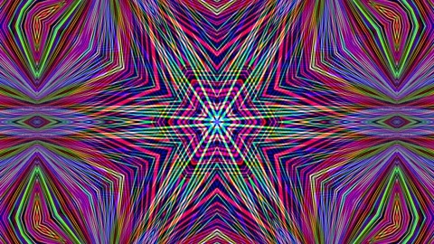Kaleidoscope Motion Graphic Stock Footage 147982054