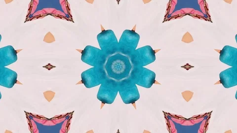 Kaleidoscope motion psychedelic ornament texture background animation colored Stock-Footage 255508317