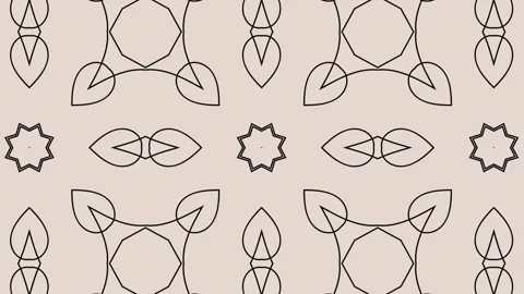 Kaleidoscope motion psychedelic ornament texture background animation colored Stock Footage 255508318