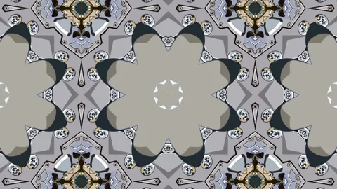 Kaleidoscope motion psychedelic ornament texture background animation colored Stock Footage 255508332