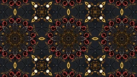 Kaleidoscope motion psychedelic ornament texture background animation colored Stock Footage 255508477