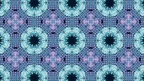 Kaleidoscope motion psychedelic ornament texture background animation colored Video stock 255594906
