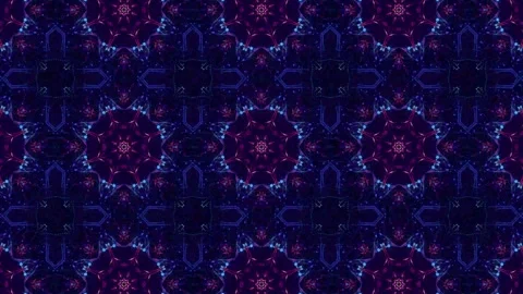 Kaleidoscope motion psychedelic ornament texture background animation colored Stock-Footage 255594917