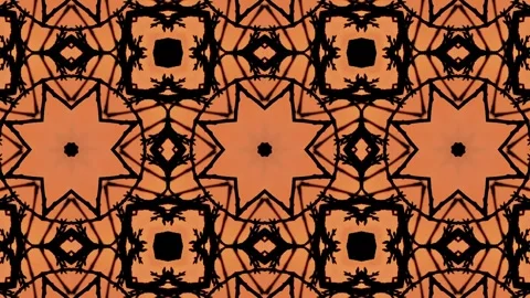 Kaleidoscope motion psychedelic ornament texture background animation colored Stock Footage 255595708