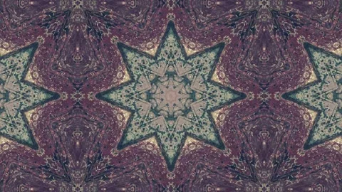 Kaleidoscope motion psychedelic ornament texture background animation colored Stock Footage 255596876
