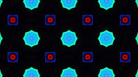 Kaleidoscope motion psychedelic ornament texture background animation colored Stock Footage 255597018
