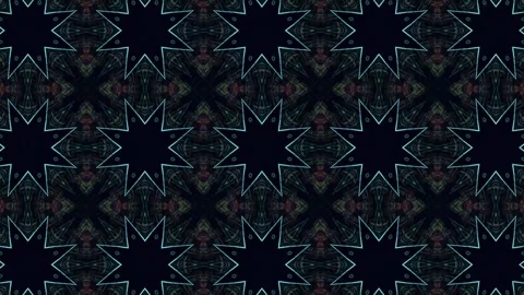 Kaleidoscope motion psychedelic ornament texture background animation colored Video stock 255597147
