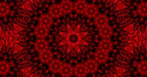 Kaleidoscope Motion Seamless Patterns Design Stock Illustration
