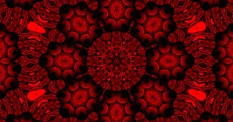 Kaleidoscope Motion Seamless Patterns Design 库存插图