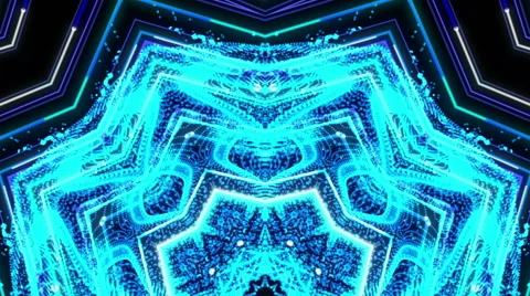 Kaleidoscope moving Stock Footage 64866345