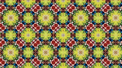 Kaleidoscope Parrern 2 Stock Footage 297961587