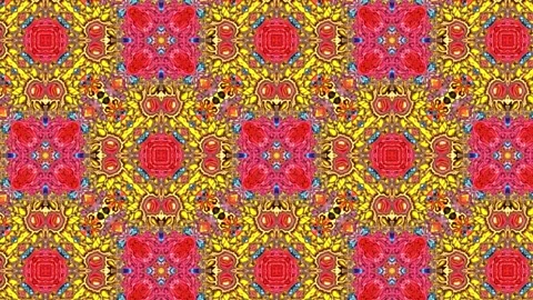 Kaleidoscope Parrern 3 Stock Footage 297961586