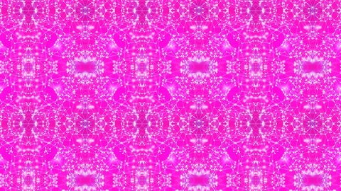 Kaleidoscope of particles. Glow of particles. 4K motion graphics. Stock Footage 130029927