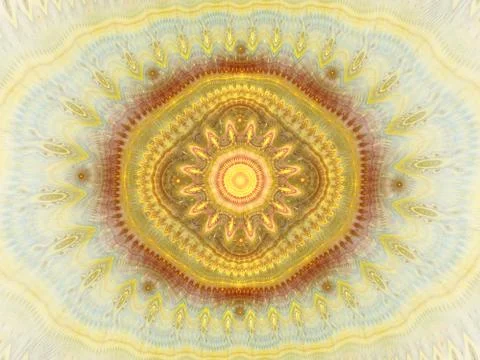 Kaleidoscope pattern abstract background. Geometrical symmetrical ornament de Stock Illustration