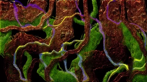 Kaleidoscope pattern clip Stock Footage 271198574