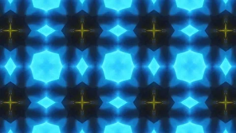 Kaleidoscope pattern clip Stock Footage 273537105