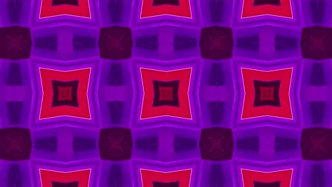 Kaleidoscope pattern clip Stock Footage 273537107