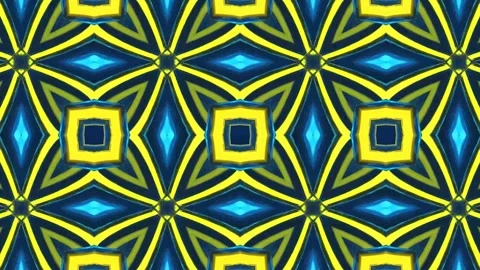 Kaleidoscope pattern clip Stock Footage 273537120
