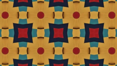 Kaleidoscope pattern clip Stock Footage 273537132