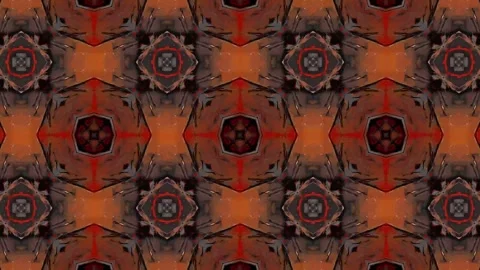 Kaleidoscope pattern clip Stock Footage 273537134
