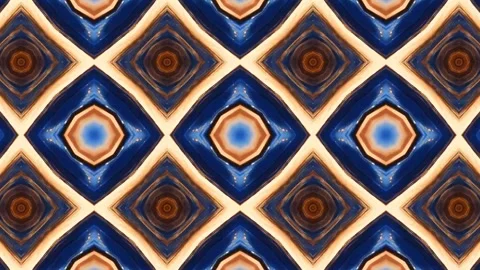 Kaleidoscope pattern clip Stock Footage 273537135