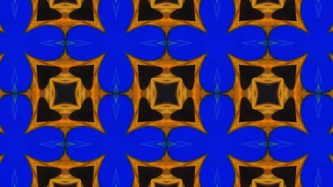 Kaleidoscope pattern clip Stock Footage 273537151