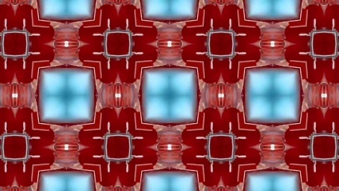 Kaleidoscope pattern clip Stock Footage 273537157