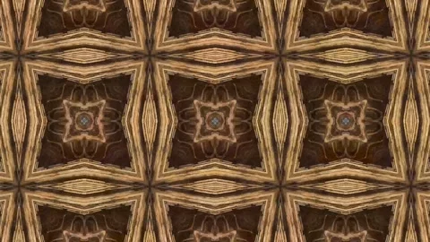 Kaleidoscope pattern clip Stock Footage 273537165