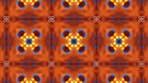 Kaleidoscope pattern clip Stock Footage 273537176