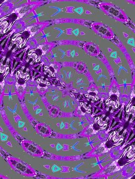 Kaleidoscope pattern Stock Illustration