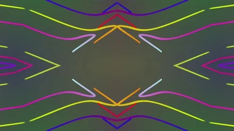 Kaleidoscope Pattern Motion Background Video stock 73545660