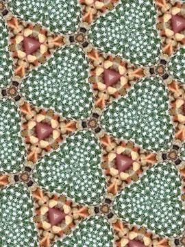 Kaleidoscope pattern Stock Photos