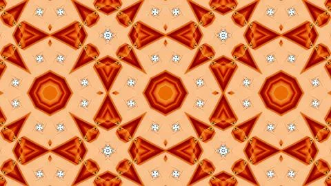 Kaleidoscope patterns abstract multicolored background. Illustrazione stock