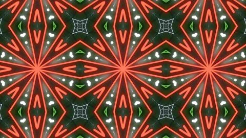 Kaleidoscope patterns abstract multicolored background Stock Illustration