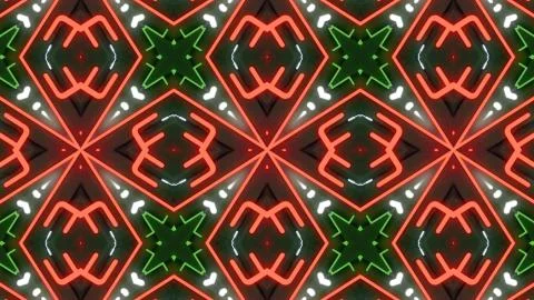 Kaleidoscope patterns abstract multicolored background Stock Illustration