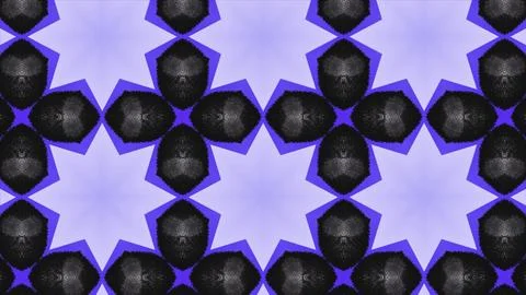 Kaleidoscope patterns. Motion.Different geometric shapes of different colors イラスト素材