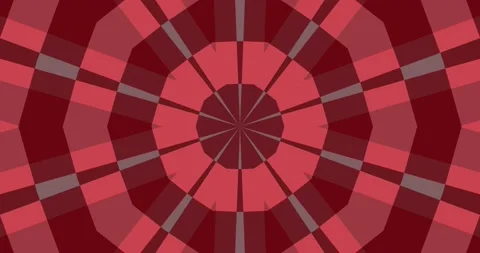 A kaleidoscope of patterns in red and gray shades Stock Footage 144673812