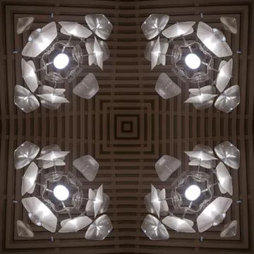 Kaleidoscope of photos, pattern, pattern - design elements, light, lighting. 스톡 사진