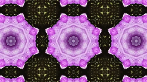 Kaleidoscope purpple Stock Footage 43133265