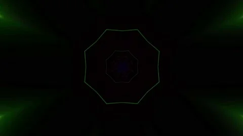 Kaleidoscope seamless 3d pattern vj seamless loop Stock Footage 237973172