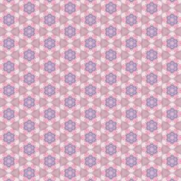 Kaleidoscope seamless background pattern for printing on fabric, paper for sc Stock Illustration