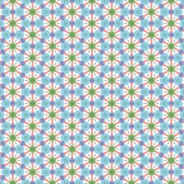 Kaleidoscope seamless background pattern for printing on fabric, paper for sc Illustrazione stock