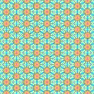 Kaleidoscope seamless background pattern for printing on fabric, paper for sc Illustrazione stock