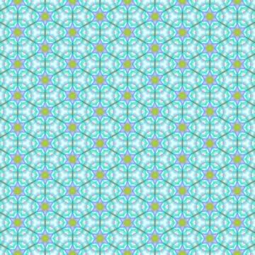 Kaleidoscope seamless background pattern for printing on fabric, paper for sc Illustrazione stock