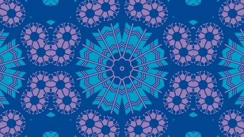 Kaleidoscope seamless loop mandala multicolored motion graphics background Stock Footage 87793602