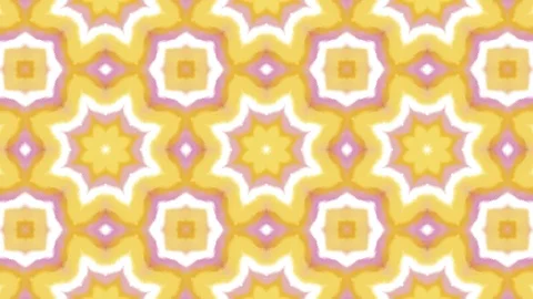 Kaleidoscope seamless loop sequence mandala patterns abstract multicolored mo Stock Footage 85624645