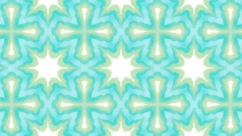 Kaleidoscope seamless loop sequence mandala patterns abstract multicolored mo Stock Footage 85626319