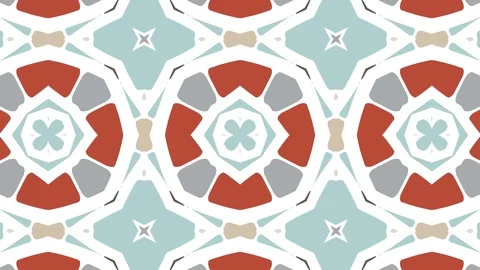 Kaleidoscope seamless loop sequence mandala patterns abstract multicolored mo Stock Footage 85827793
